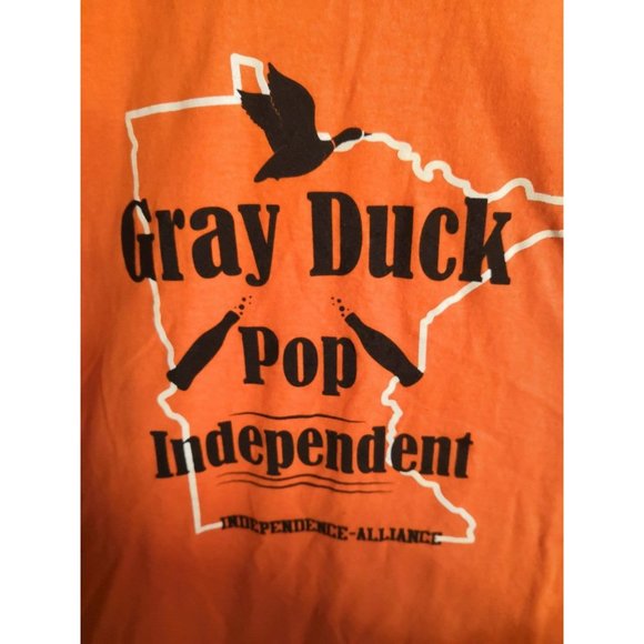 Minnesota Independence-Alliance Political Party Gray Duck orange T-shirt 2XL - Picture 3 of 4